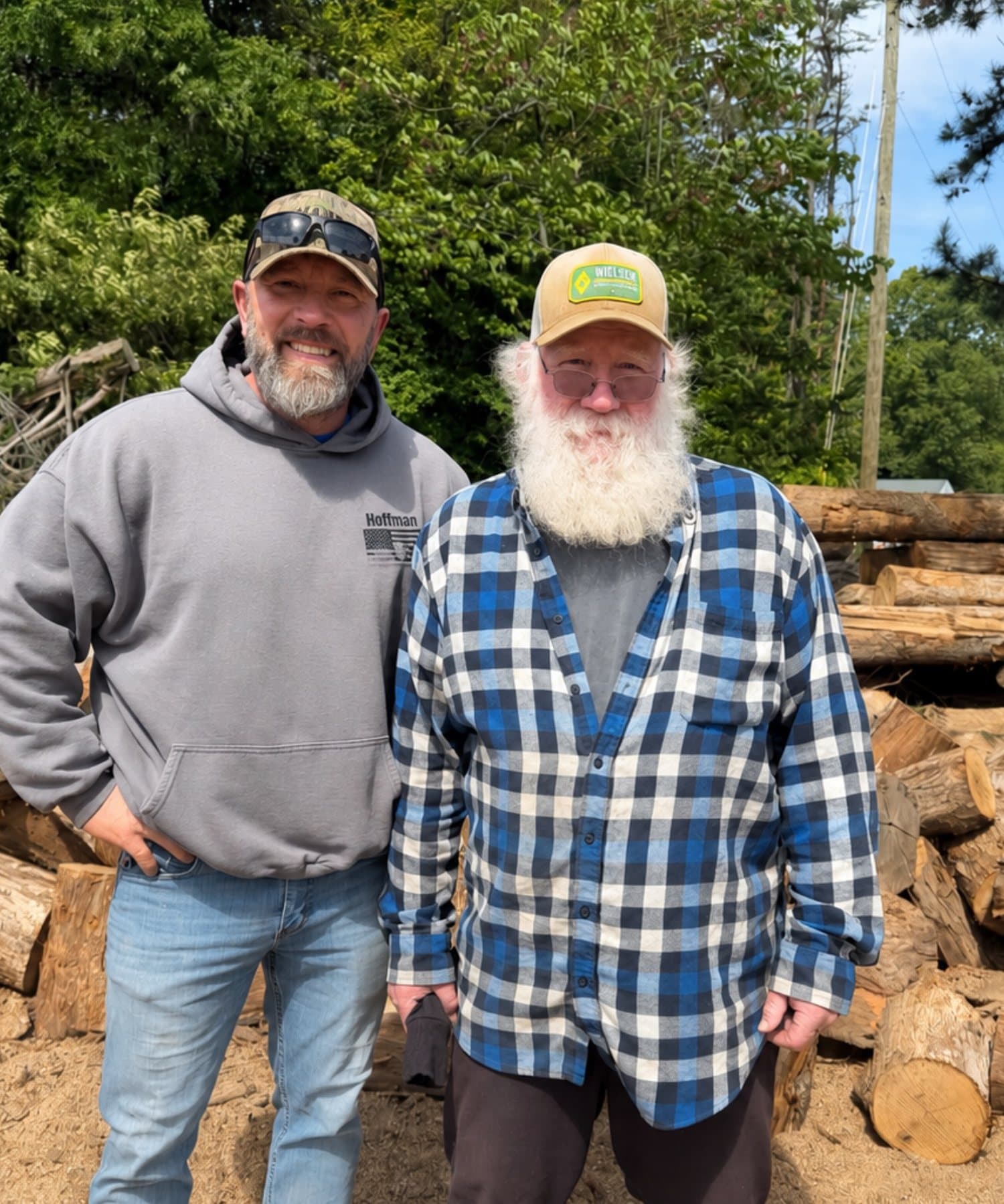 Terry Hoffman Sr. and Terry Hoffman Jr. — Crossroads Firewood Co.